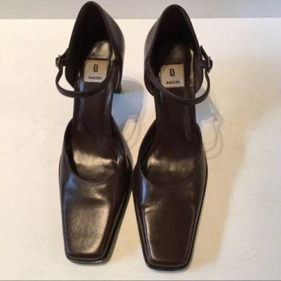Bakers Heels Size 7 Sully Leather Made In Brazil - Picture 2 of 8